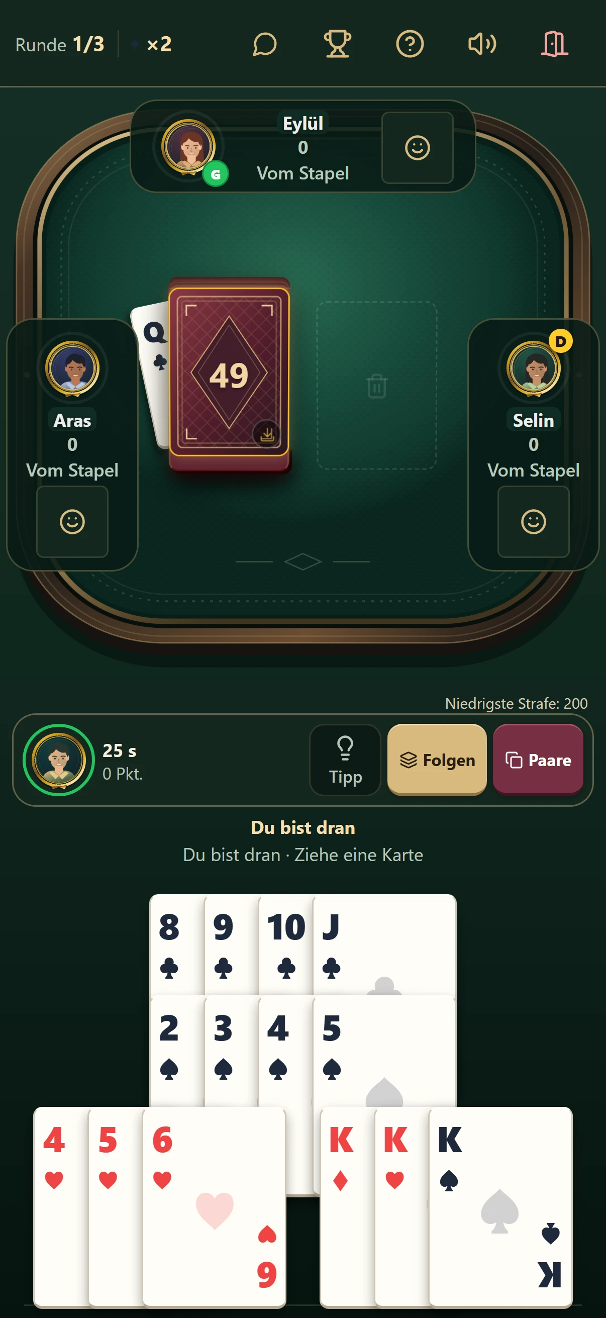 Tatsächlicher mobiler Spieltisch von Super 51